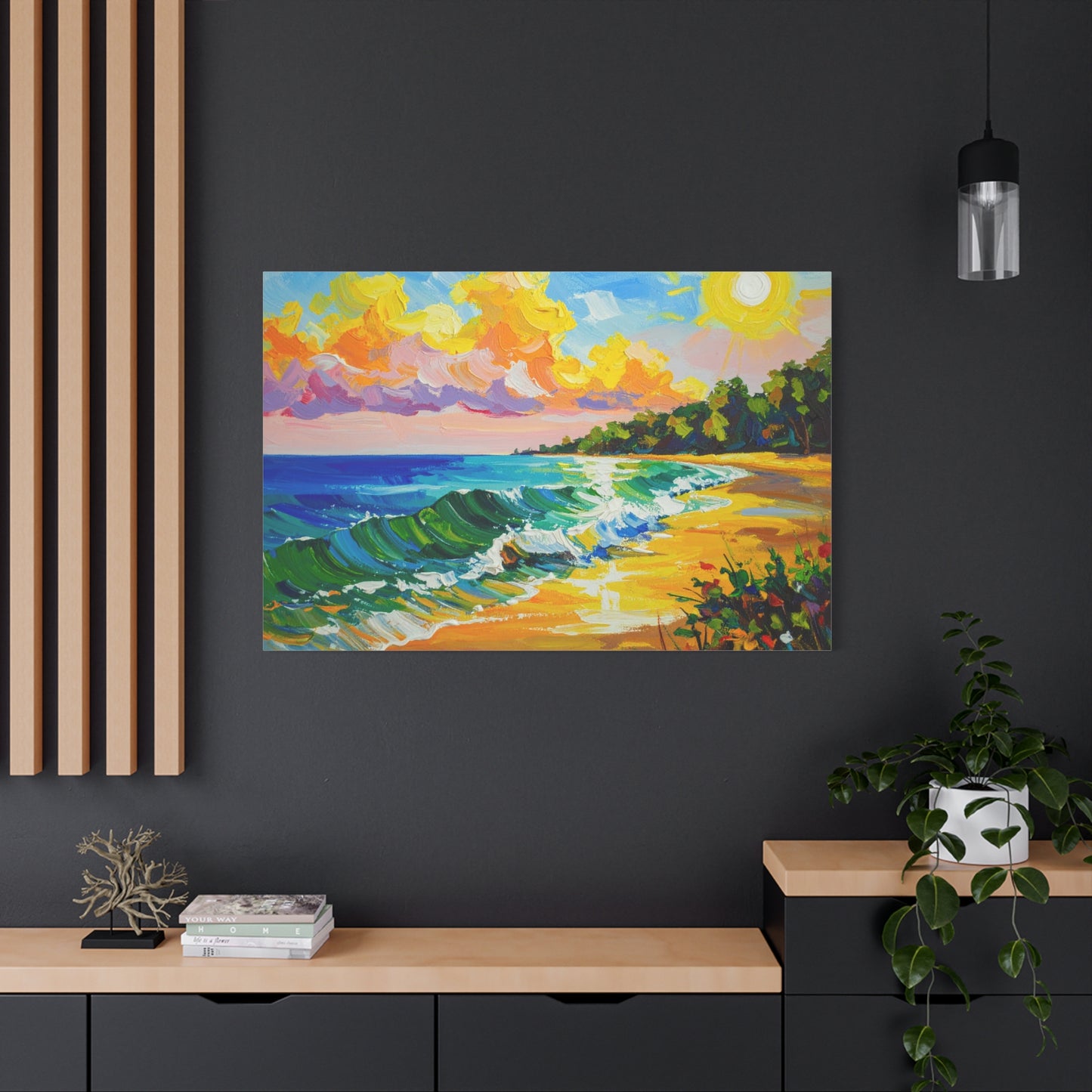 Tranquil Seacsape - Canvas