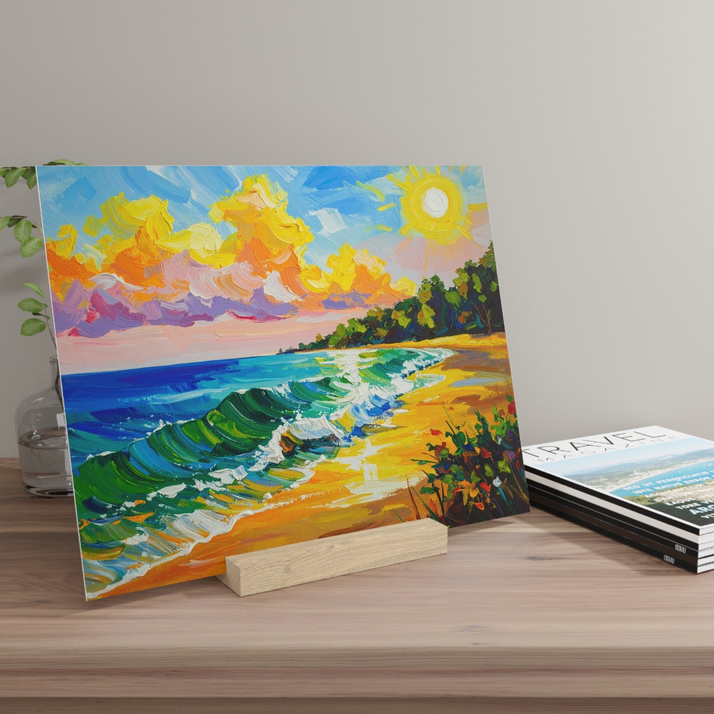 Tranquil Seascape - Gallery Board with Stand