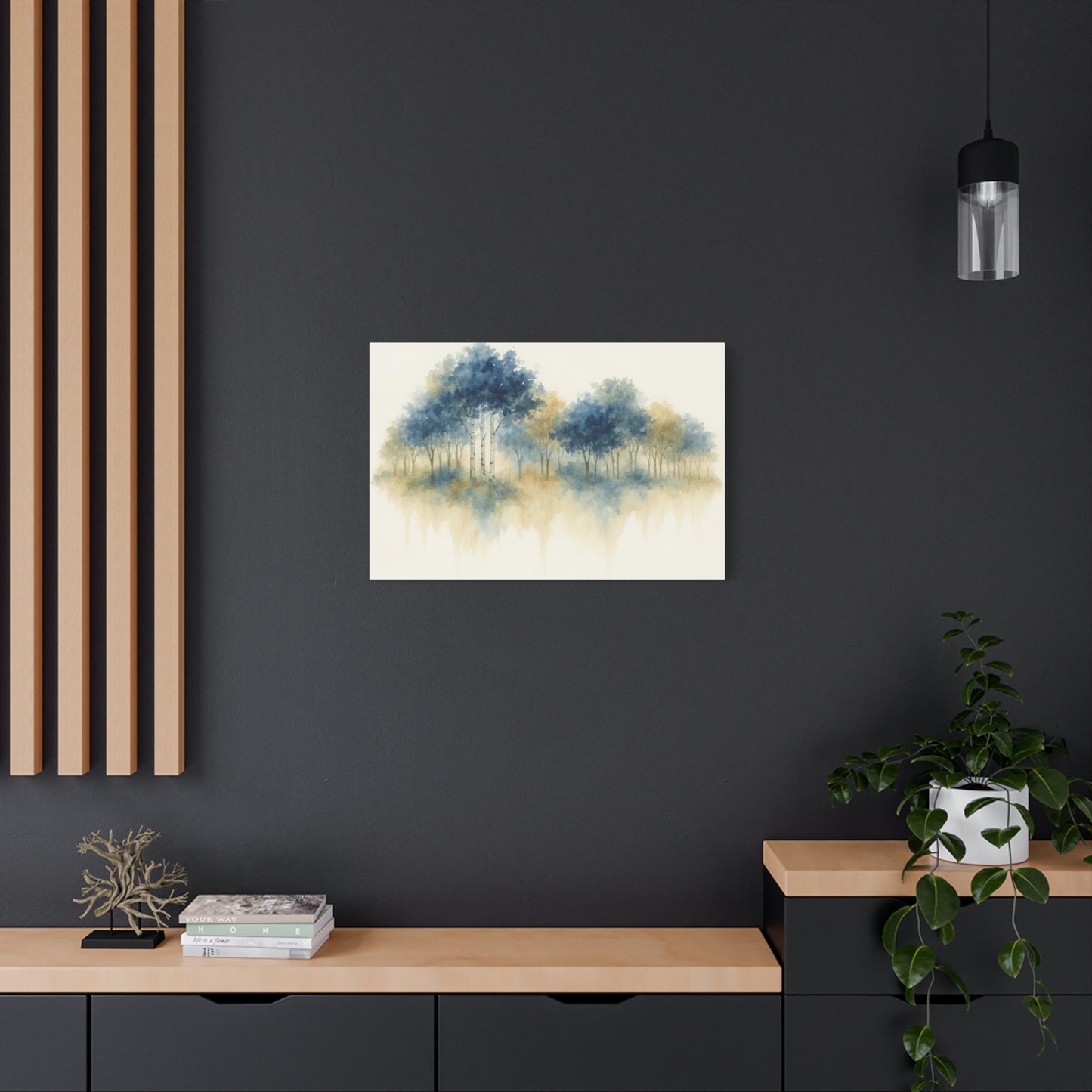 Floating Aspen and Birch Forest Canvas