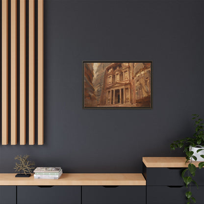 Petra - Framed Canvas