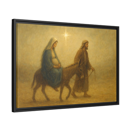 Journey to Bethlehem - Framed Canvas