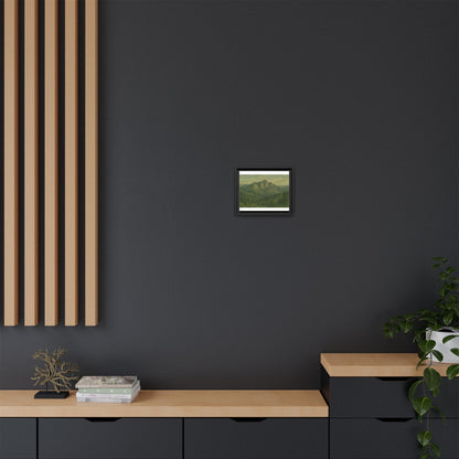 Green Mountains - Framed Canvas