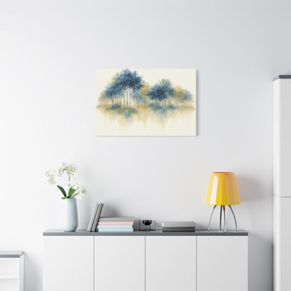 Floating Aspen and Birch Forest Canvas