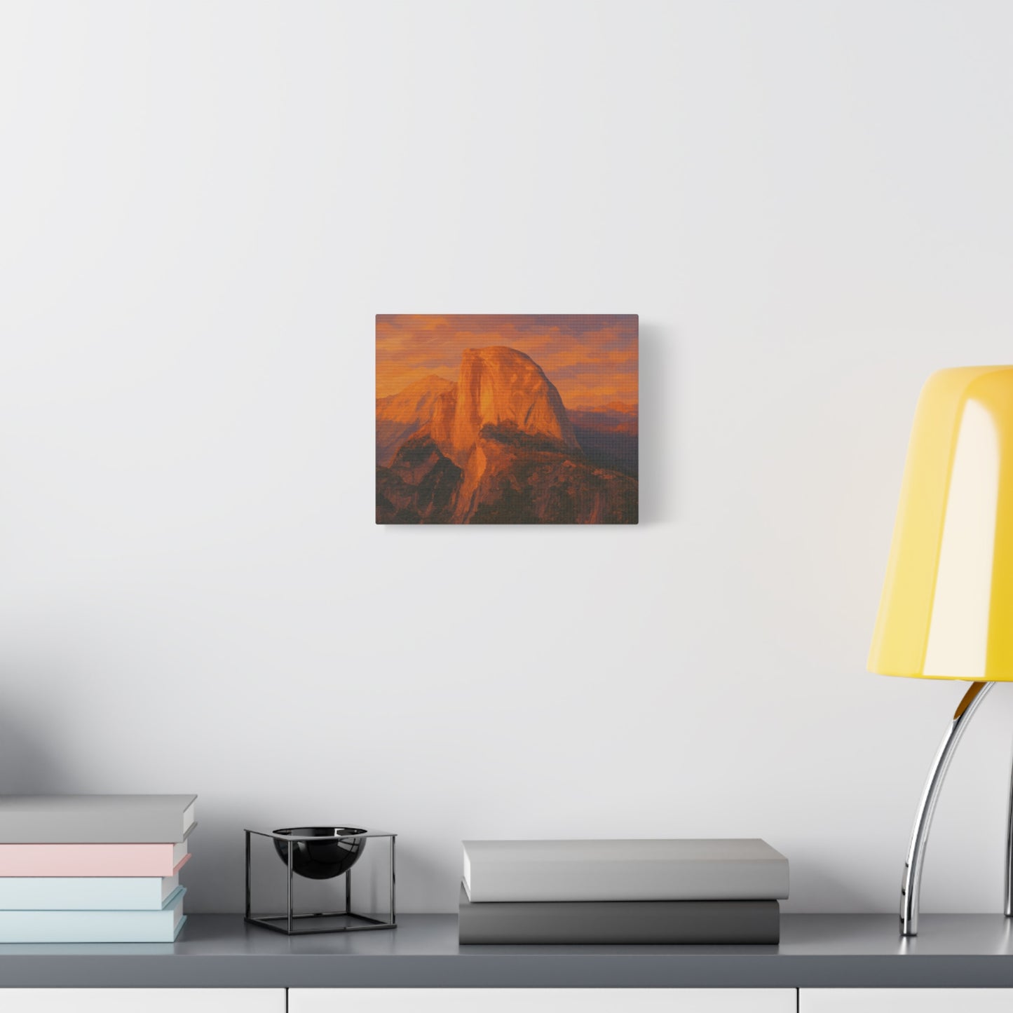Sunset Over Half Dome Canvas