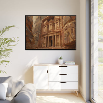Petra - Framed Canvas