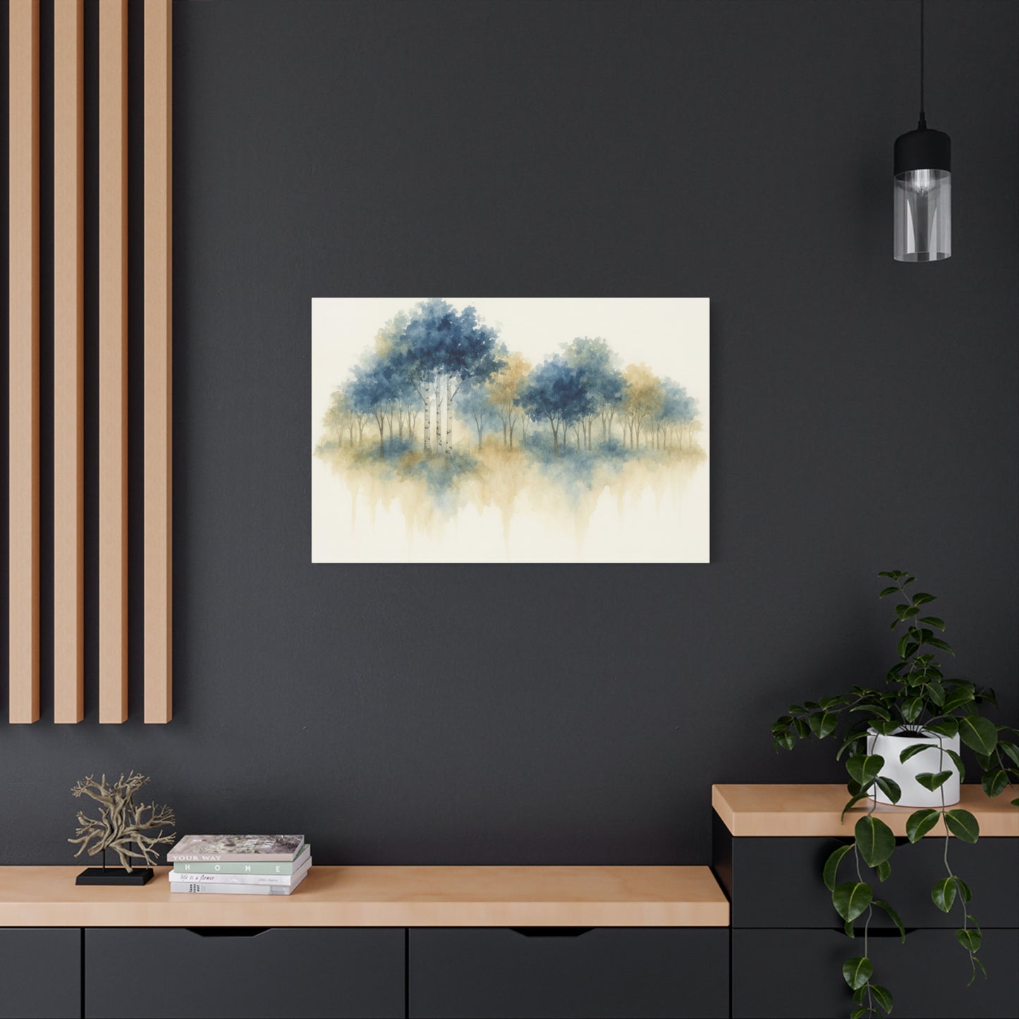 Floating Aspen and Birch Forest Canvas