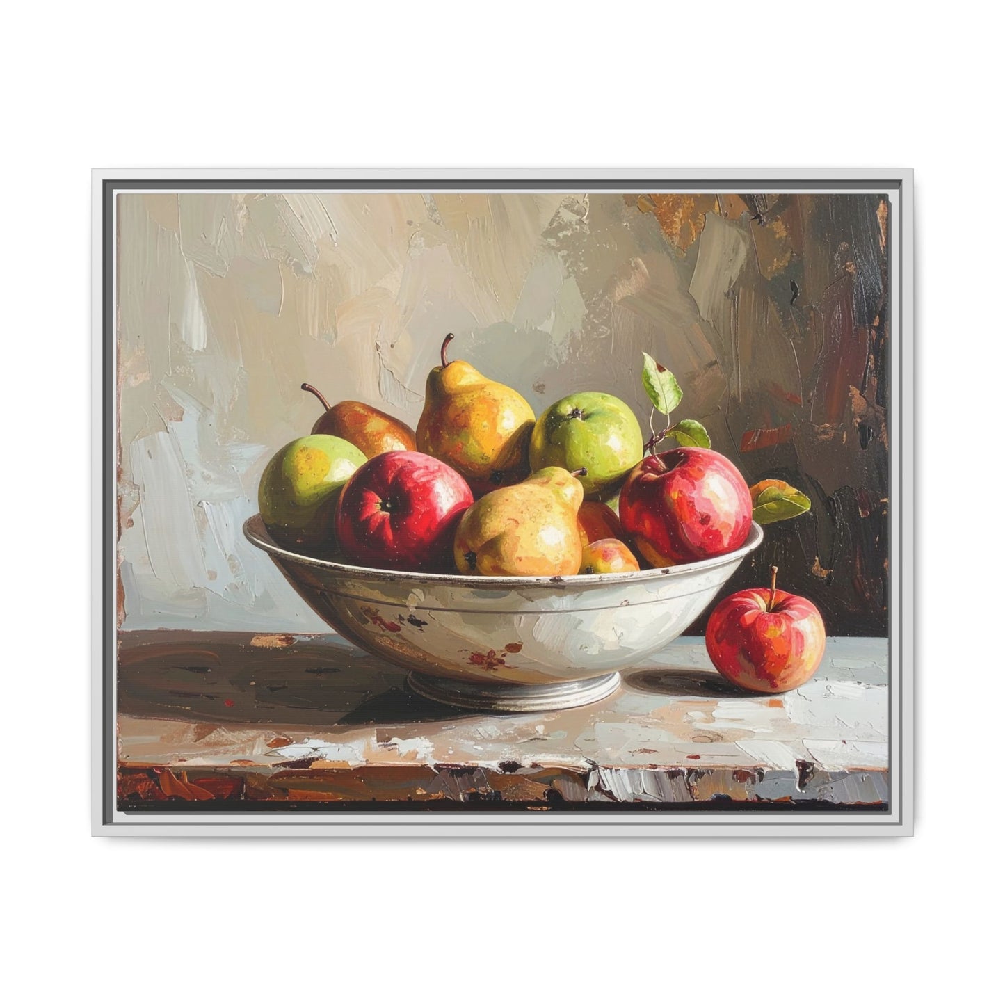 Farmhouse Fruit Bowl - Framed Canvas