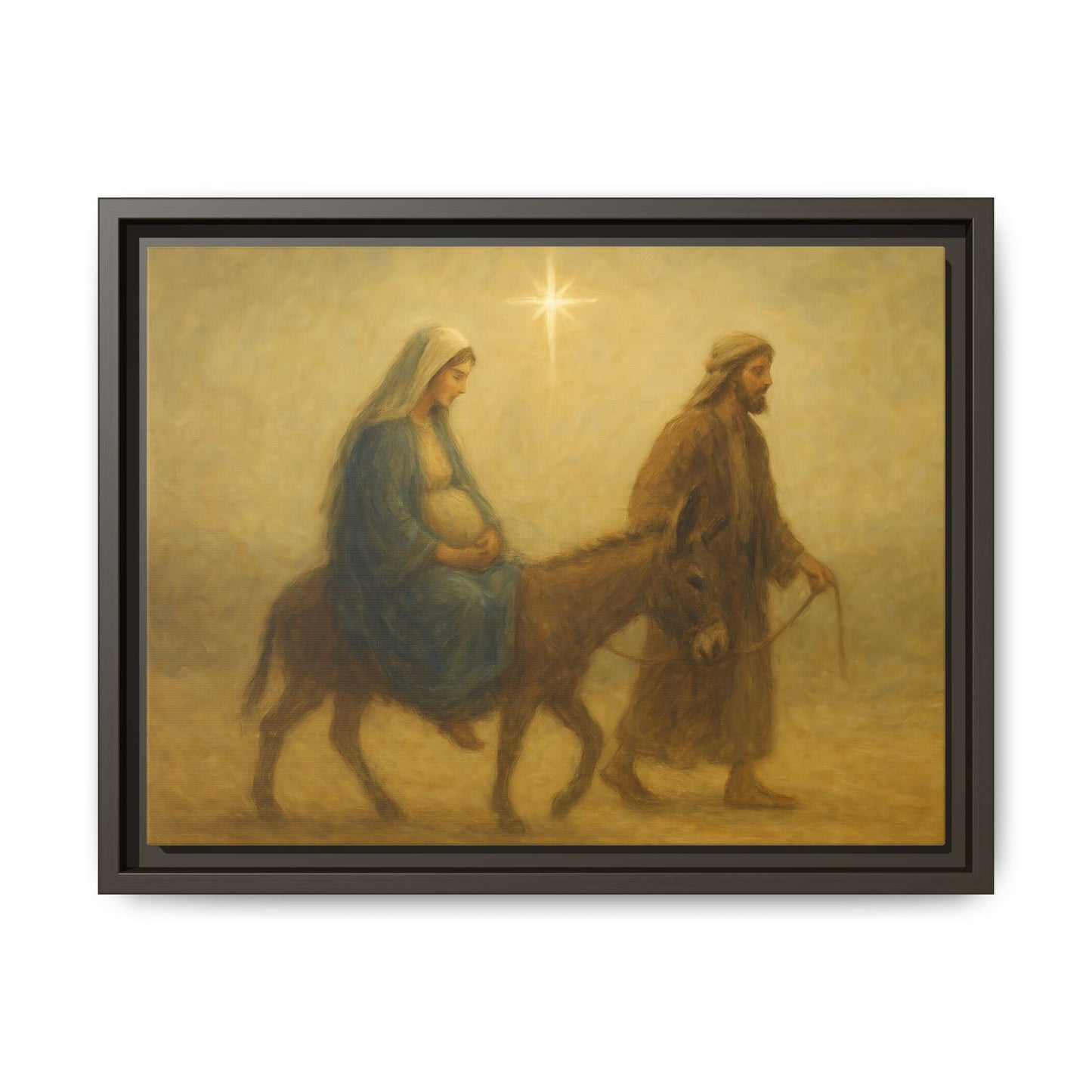 Journey to Bethlehem - Framed Canvas