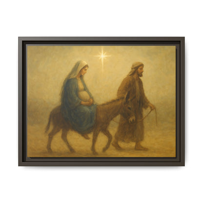 Journey to Bethlehem - Framed Canvas