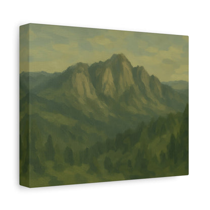 Green Mountains Canvas