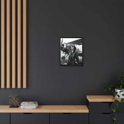 Lady of the Sky - Framed Canvas