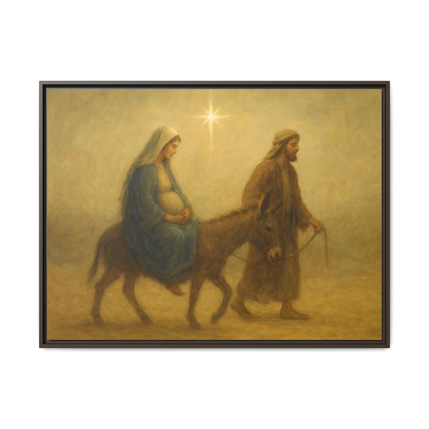 Journey to Bethlehem - Framed Canvas