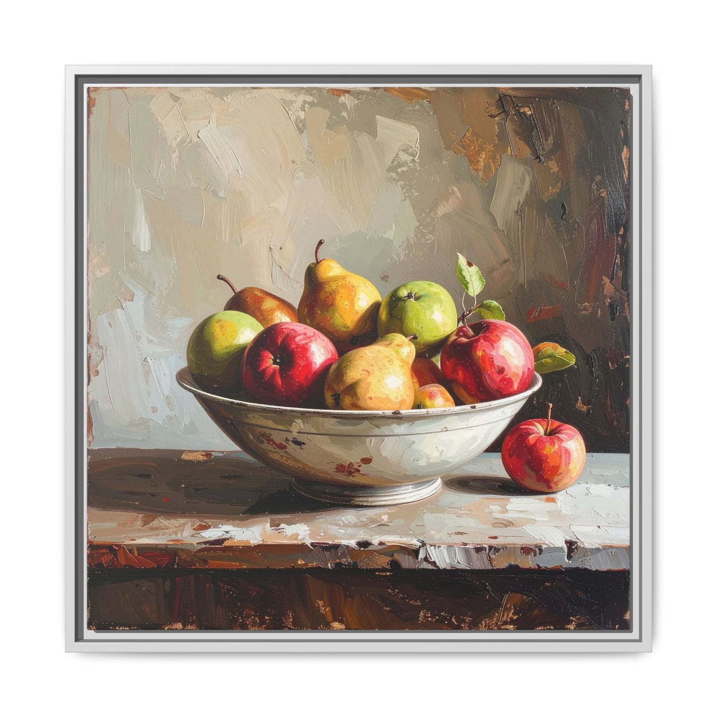Farmhouse Fruit Bowl - Framed Canvas