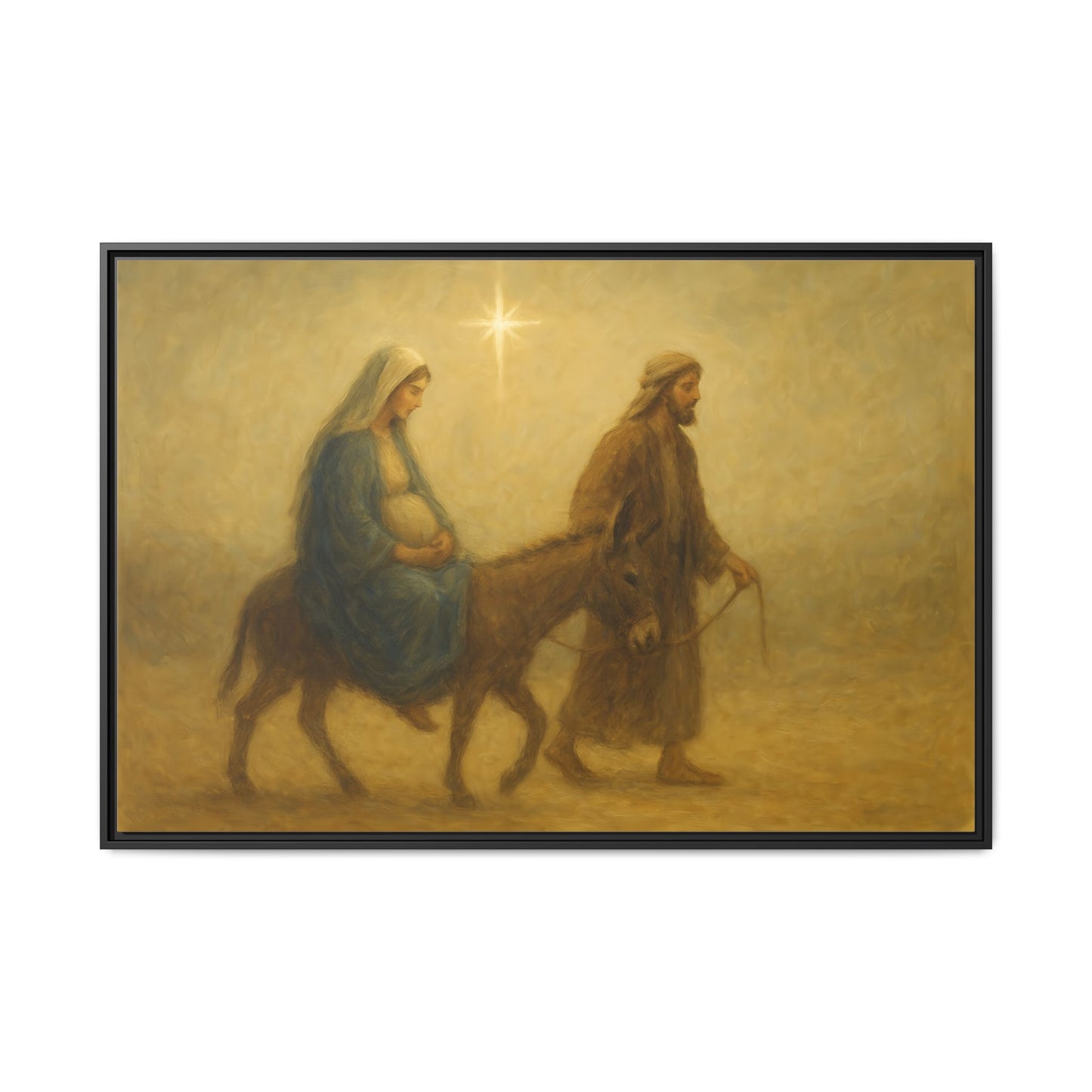 Journey to Bethlehem - Framed Canvas