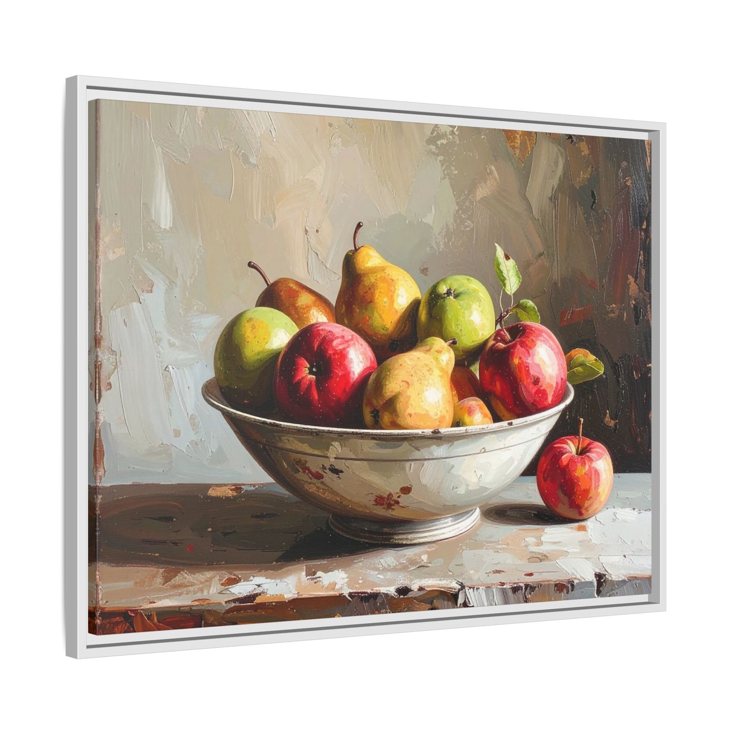 Farmhouse Fruit Bowl - Framed Canvas
