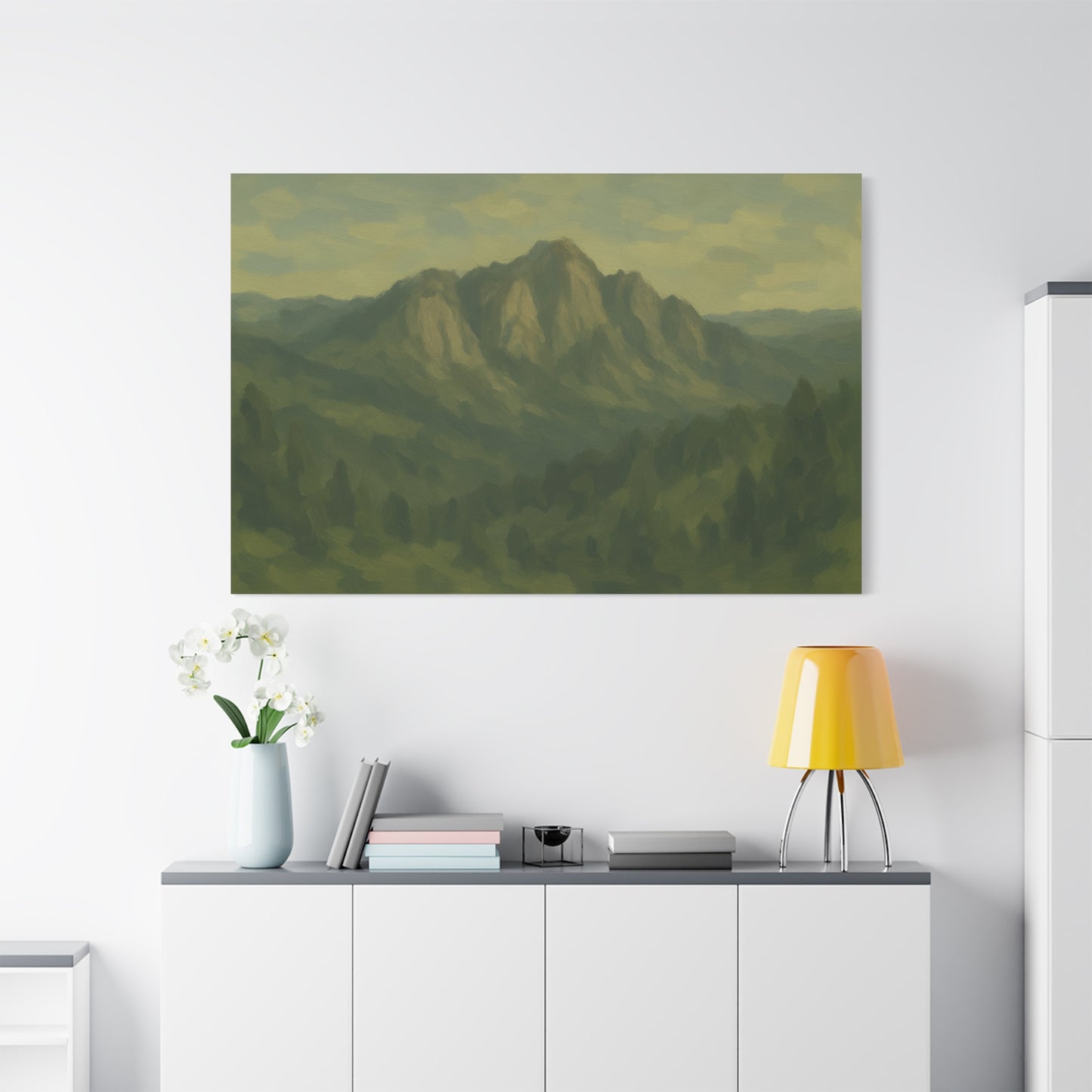 Green Mountains Canvas