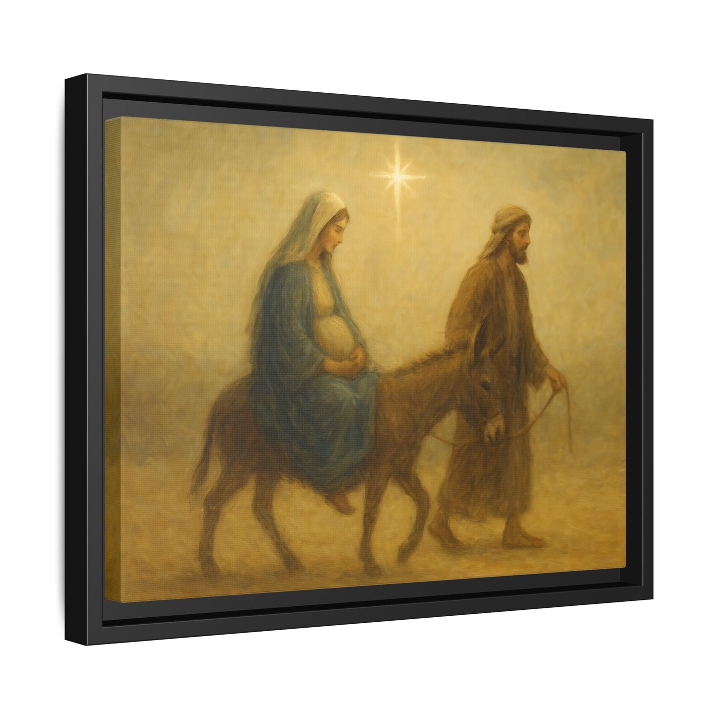 Journey to Bethlehem - Framed Canvas