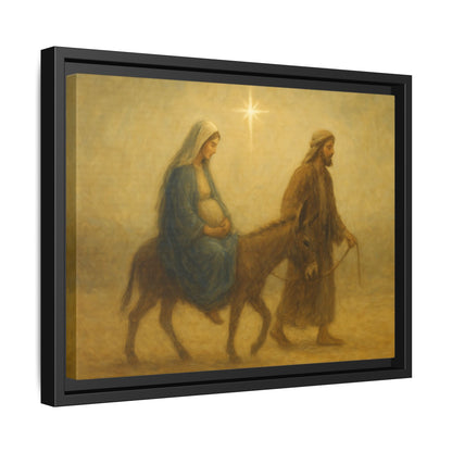 Journey to Bethlehem - Framed Canvas