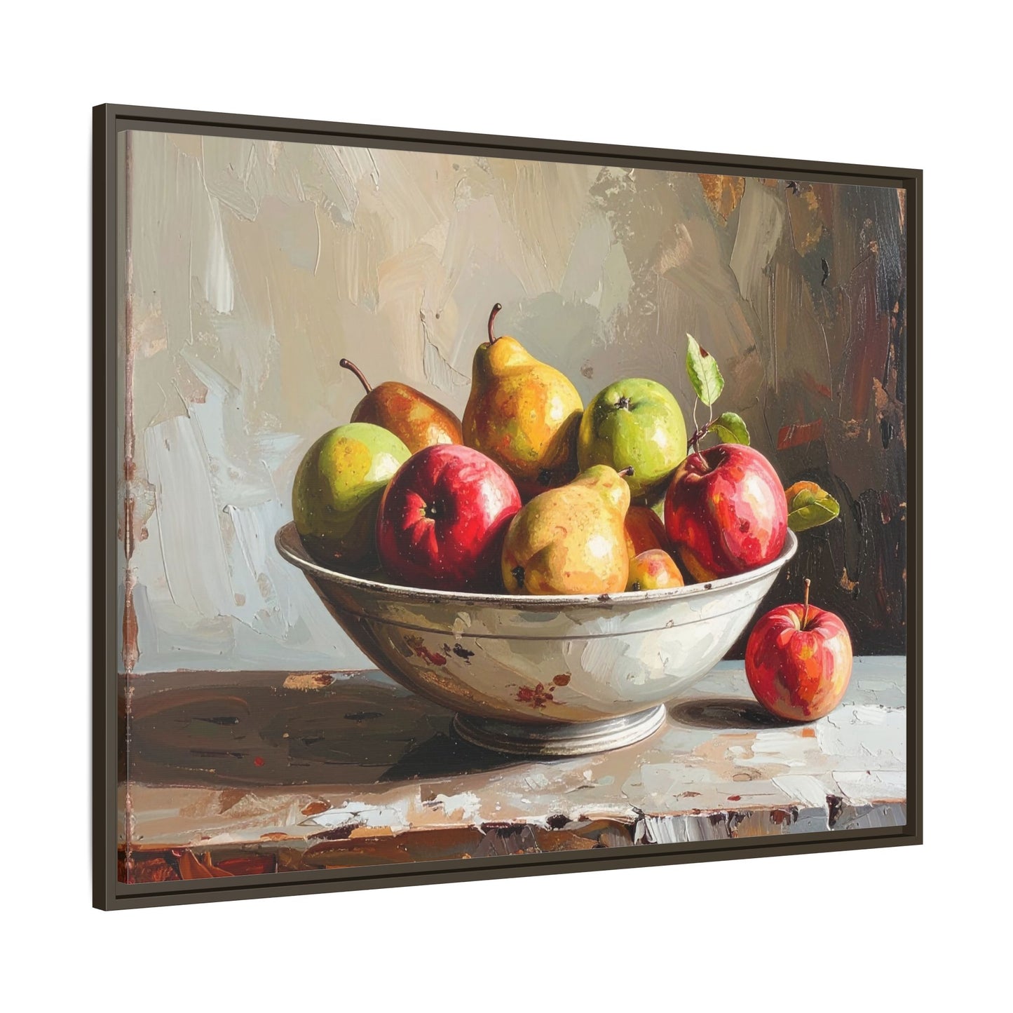 Farmhouse Fruit Bowl - Framed Canvas