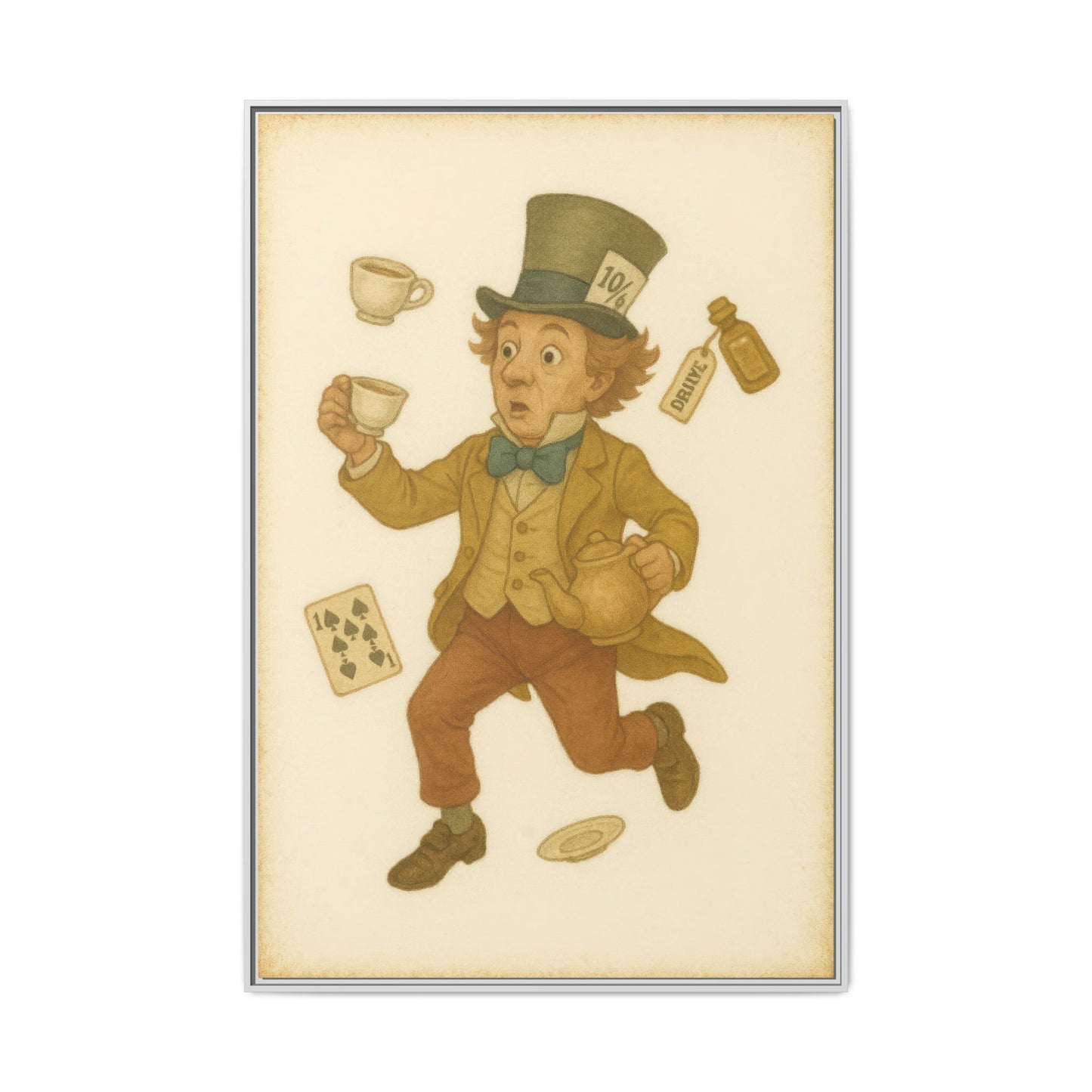 The Mad Hatter - Framed Canvas