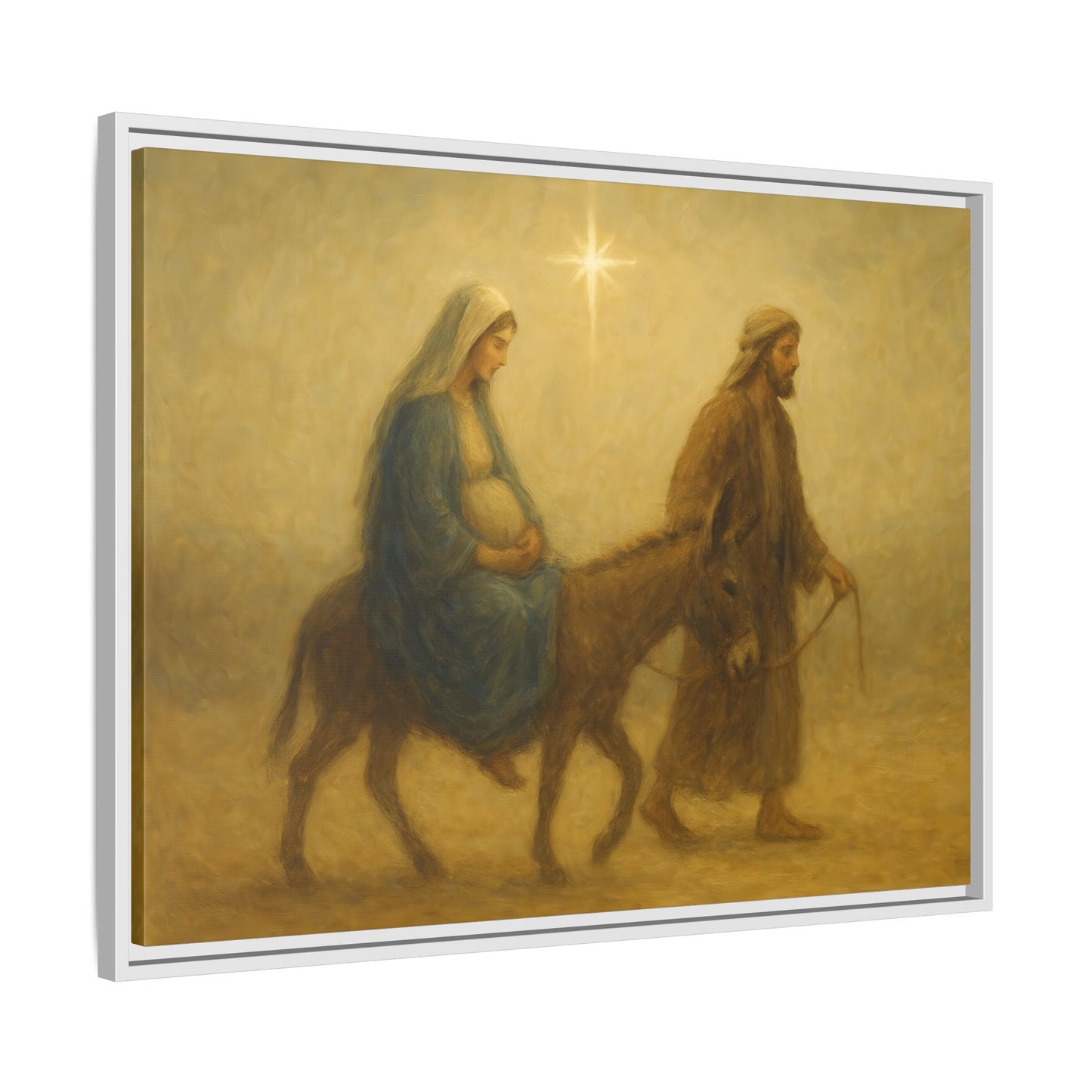 Journey to Bethlehem - Framed Canvas