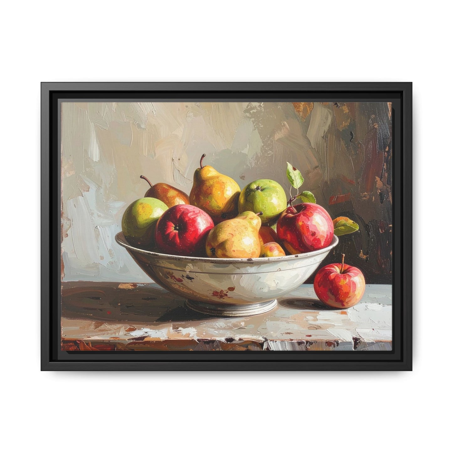 Farmhouse Fruit Bowl - Framed Canvas