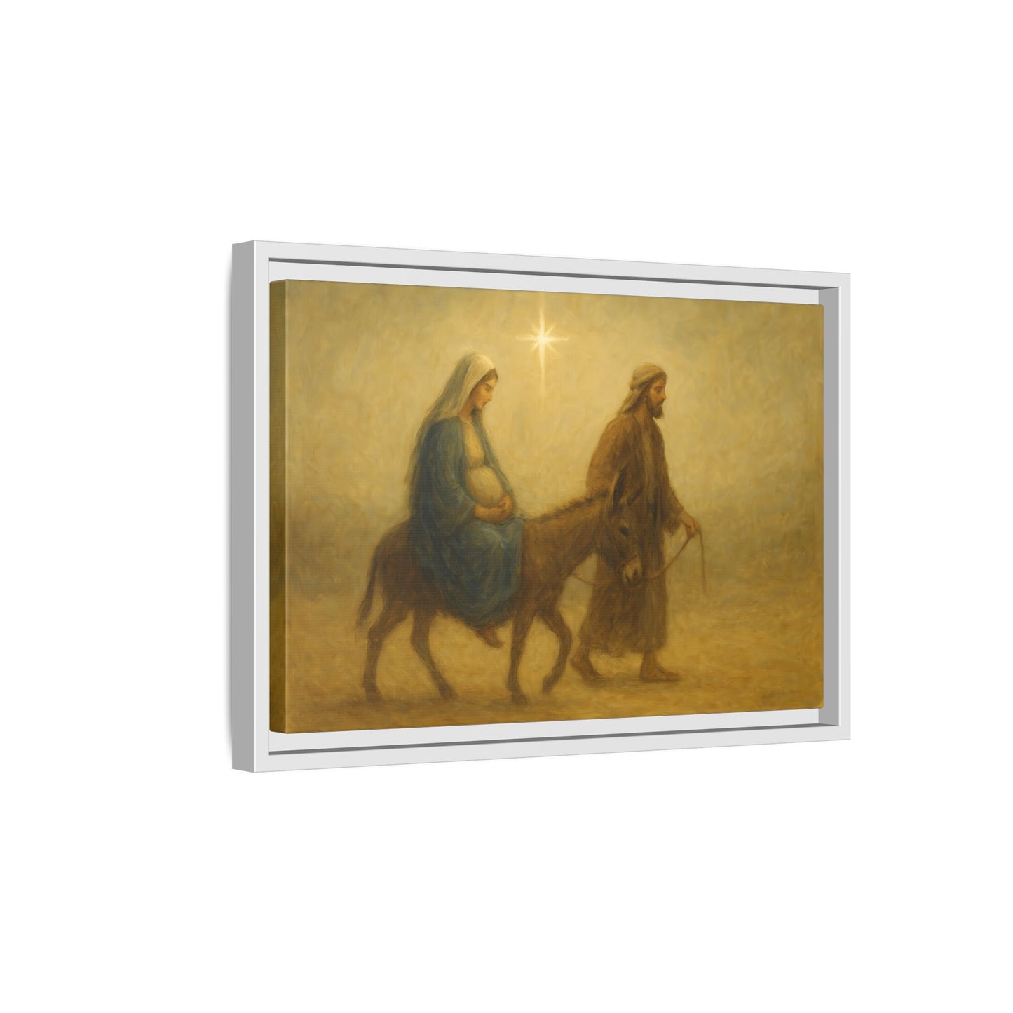 Journey to Bethlehem - Framed Canvas