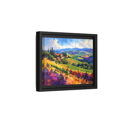 Italian Vineyard - Framed Canvas