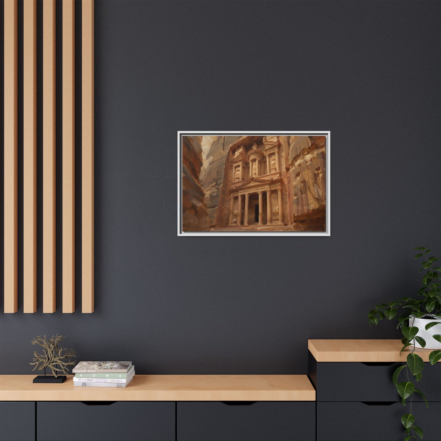 Petra - Framed Canvas