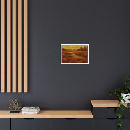 Fall Marsh - Framed Canvas