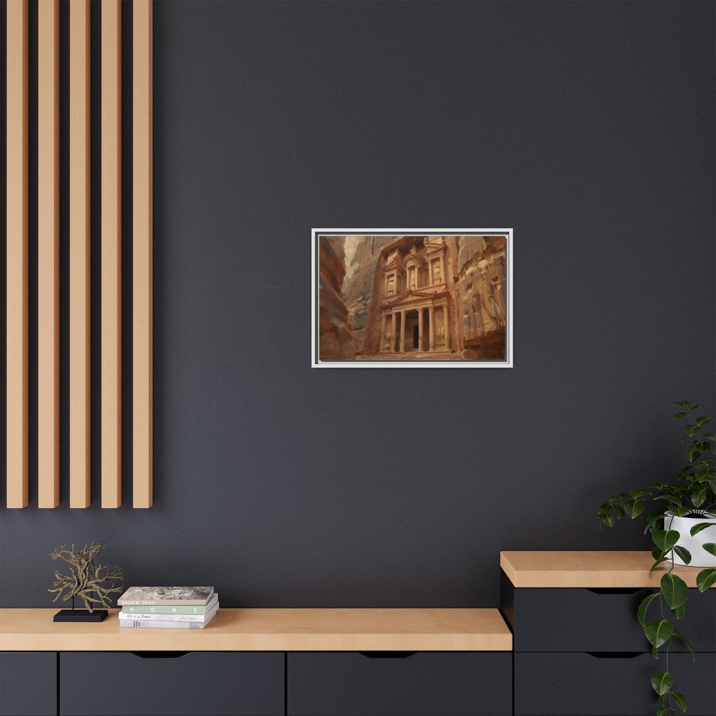 Petra - Framed Canvas