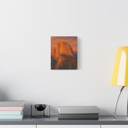 Sunset Over Half Dome Canvas