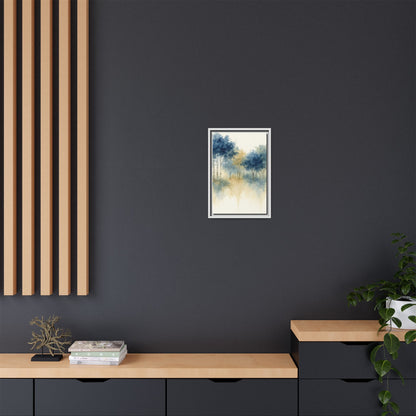 Floating Aspen and Birch Forest - Framed Canvas