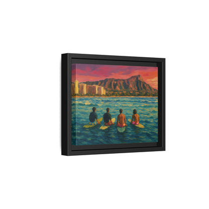 A Day On The Water - Framed Canvas