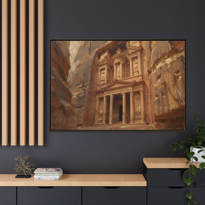 Petra - Framed Canvas