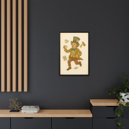 The Mad Hatter - Framed Canvas