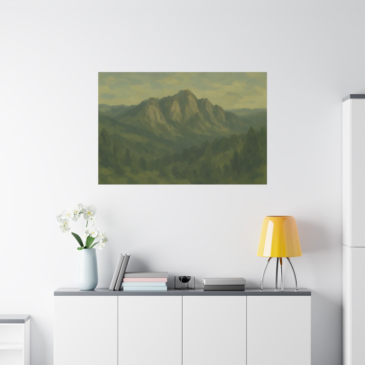 Green Mountains Canvas