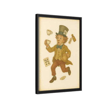 The Mad Hatter - Framed Canvas