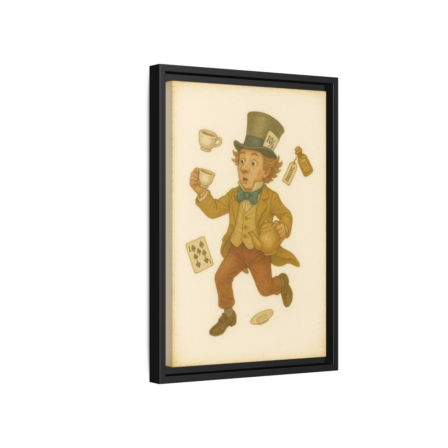 The Mad Hatter - Framed Canvas