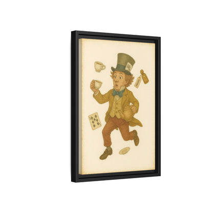 The Mad Hatter - Framed Canvas