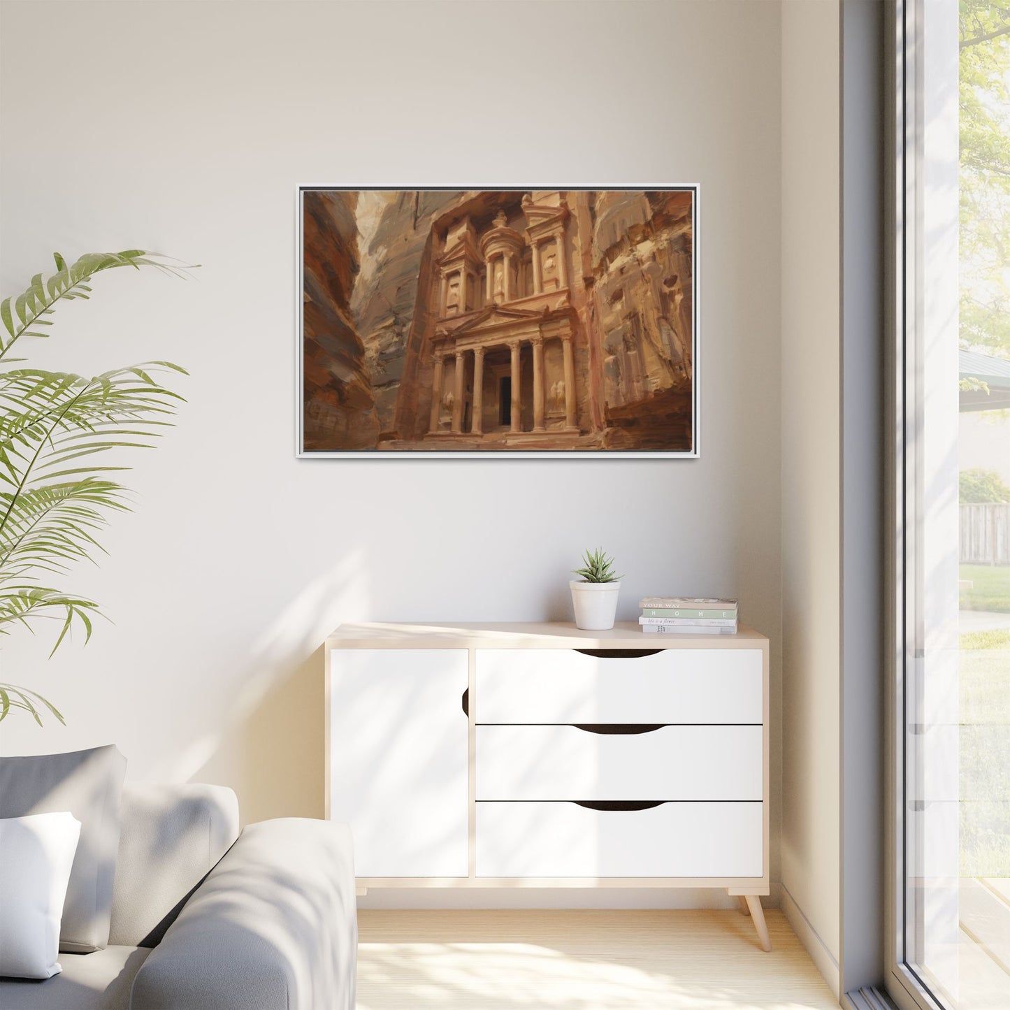 Petra - Framed Canvas