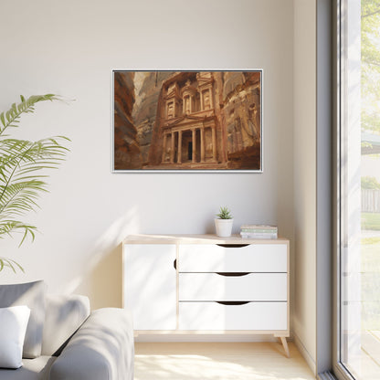 Petra - Framed Canvas
