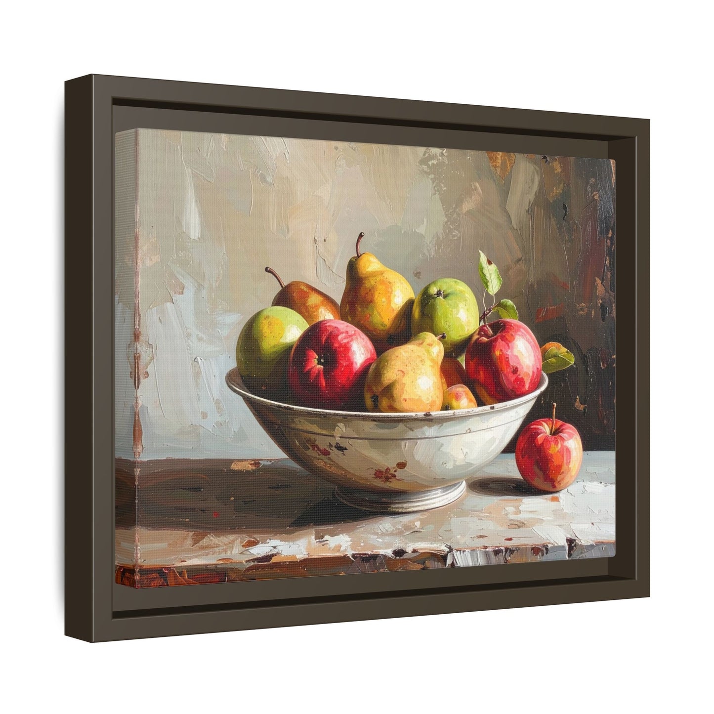 Farmhouse Fruit Bowl - Framed Canvas