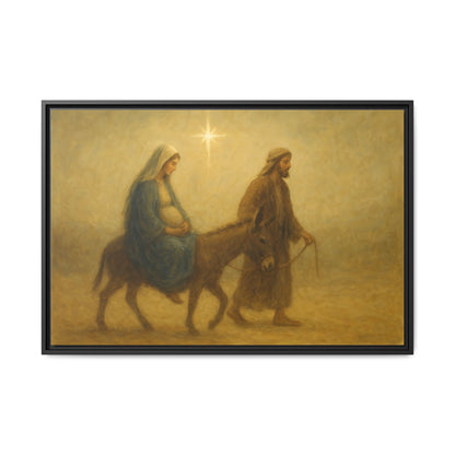 Journey to Bethlehem - Framed Canvas