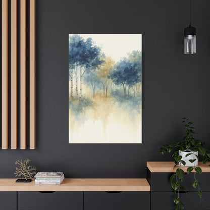 Floating Aspen and Birch Forest Canvas