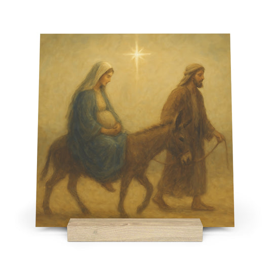 Journey to Bethlehem - Gallery Board with Stand