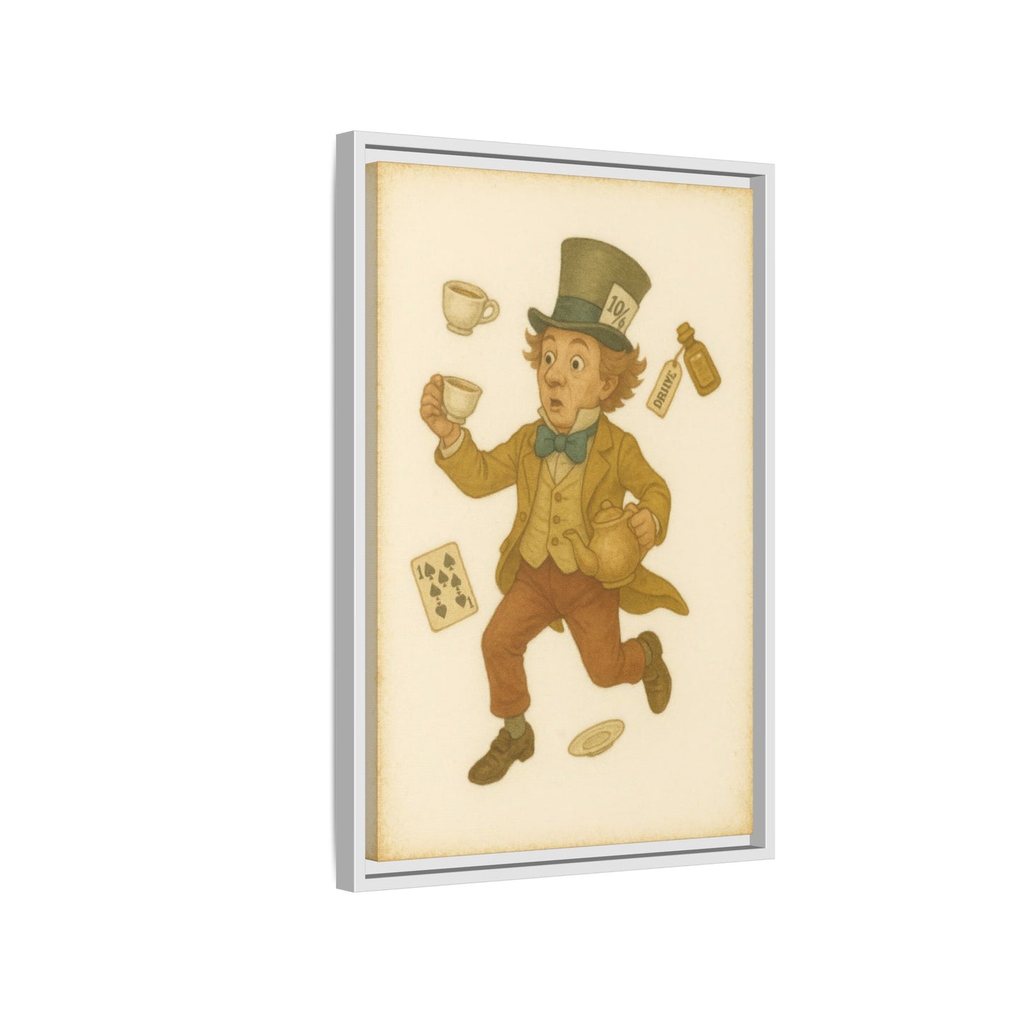 The Mad Hatter - Framed Canvas