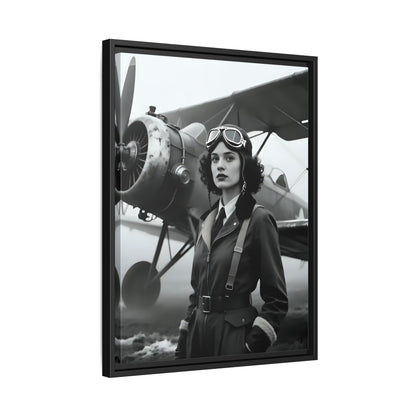 Lady of the Sky - Framed Canvas
