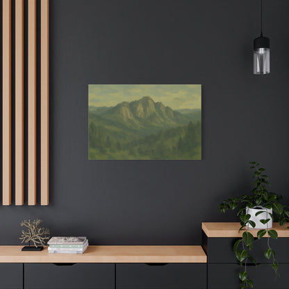 Green Mountains Canvas