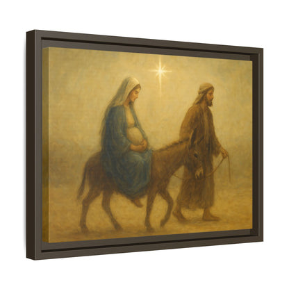 Journey to Bethlehem - Framed Canvas